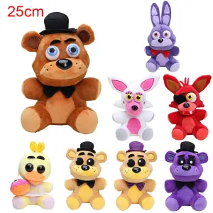 10'' 25cm Five Nights At Freddy's 4 FNAF Freddy Fazbear Bear Plush Toys Doll Five Nights At Freddy figure toys