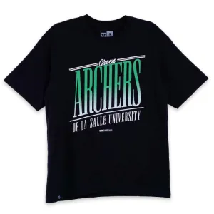 UAAP Merchandise DLSU Retro V2 Black T-Shirt Affordable, Durable and Quality Unisex